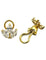 Boucles d'oreilles Boucles d’oreilles or jaune et diamants navettes 2,40ct 58 Facettes