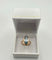 Bague 53 Bague or rose et Aigue-Marine 5 ct 58 Facettes