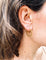 Boucles d'oreilles Boucles d'oreilles créoles or jaune guilloché 58 Facettes