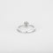 Bague 54 Solitaire or blanc serti de diamants 58 Facettes 3121216