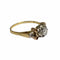 Bague 57 BAGUE ART DÉCO DES ANNÉES 1925-1930 EN OR 18 KT ET PLATINE AVEC DIAMANTS 58 Facettes DMAR12