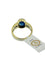Bague 55 Bague 2 ors saphir et diamants 58 Facettes