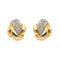 Boucles d'oreilles Boucles d'oreilles Puces Or jaune Diamant 58 Facettes 4137851CN