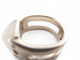 Bague 54 vintage bague HERMES medor pierre de lune & 4 diamants t54 en argent 58 Facettes 269493