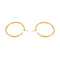 Boucles d'oreilles Anneaux d'oreilles en or jaune 58 Facettes COL28822