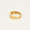 Bague 63 Bague chevalière en or jaune et diamants 58 Facettes SEN2328