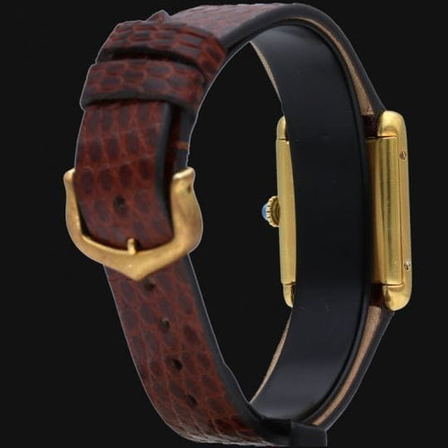 Montre Cartier Montre Tank Vermeil 58 Facettes MT42362