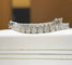 Bracelet Rivière de diamants exceptionnelles , or blanc 18 carats 58 Facettes