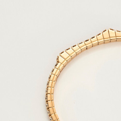 Bracelet Bracelet souple en or rose et diamants 58 Facettes JBW0010-18
