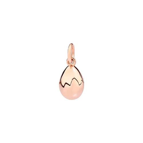 Pendentif Pendentif œuf de dodo en or rose 58 Facettes 17610