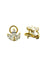 Boucles d'oreilles Boucles d’oreilles or jaune et diamants navettes 2,40ct 58 Facettes
