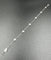 Bracelet CARTIER. Collection "Diamants légers, bracelet or blanc et diamants 58 Facettes