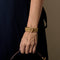 Bracelet Hermès - Collection Prélude - Rare Bracelet Vintage en or jaune tressé et texturé 58 Facettes BIA1153