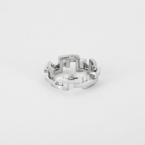 Bague 52 MELLERIO - Graphic - bague or blanc 58 Facettes J1WG463-0052