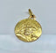Pendentif Médaille du Christ en or jaune 18 carats 58 Facettes AB489