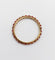 Bague 50 Alliance américaine or rubis ronds (circa 1950) 58 Facettes A05473