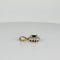 Pendentif Pendentif entourage saphir bleu ovale et diamants en or jaune 18k 58 Facettes 2505001