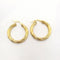 Boucles d'oreilles Boucles d'oreilles créoles or jaune 58 Facettes