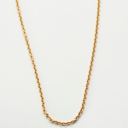 Collier Collier chaine maille jaseron Pleine or jaune 58 Facettes LP1001/8