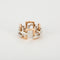 Bague 51 MELLERIO - Graphic - Bague or blanc et rose 58 Facettes J1WP335-0051