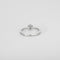 Bague 54 Solitaire or blanc diamant 58 Facettes 3121182