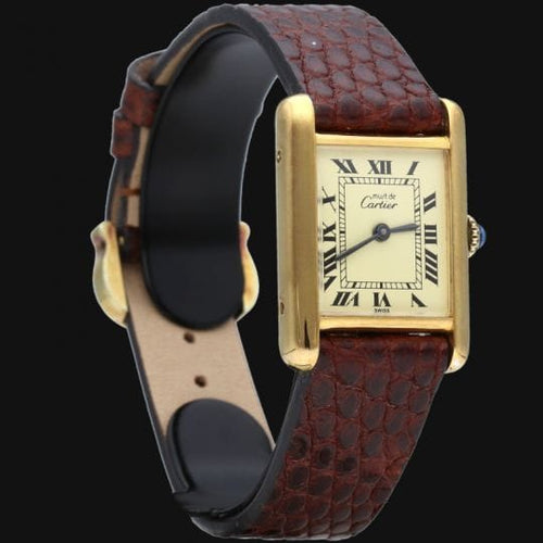 Montre Cartier Montre Tank Vermeil 58 Facettes MT43319