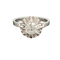Bague 50 Bague solitaire en Or gris & Diamant 58 Facettes