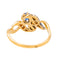 Bague 50 Bague Toi & moi Or jaune, Platine Perle de culture, Saphir, Diamant 58 Facettes 3853932RV