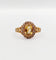 Bague 56 Bague marguerite antique citrine et perles en or rose 18k (circa 1900) 58 Facettes A01952