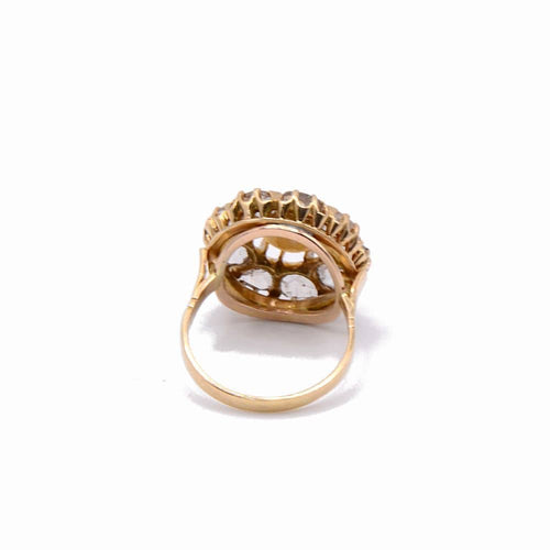 Bague 51 Bague Art Nouveau "Anima" or rose, demi-perle, diamants (1900) 58 Facettes 204