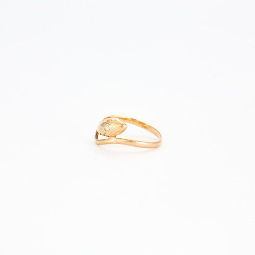 Bague 53 Bague or jaune à motif de serpent 58 Facettes GAW8