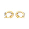 Boucles d'oreilles Boucles d'oreilles  Créoles  Or jaune, Or blanc 58 Facettes 4815899CN