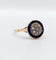 Bague 56.5 Bague cible art déco or jaune, diamants et saphirs calibrés synthétiques 58 Facettes A05652