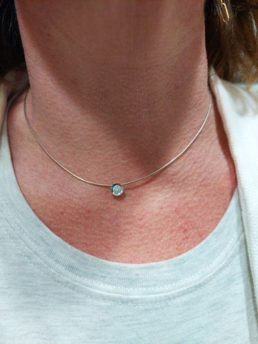 Collier Collier diamant solitaire 58 Facettes 084771