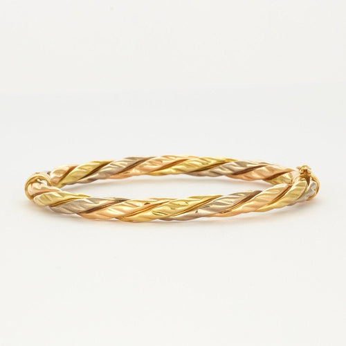 Bracelet Bracelet torsadé 3 ors 58 Facettes LP613