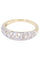 Bague 58 Bague jonc or jaune pavage diamants 58 Facettes 083641