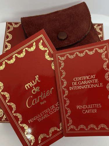 Pendule Cartier Vintage Full Set 58 Facettes