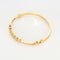 Bracelet Bracelet jonc or jaune et diamants 58 Facettes GULK224