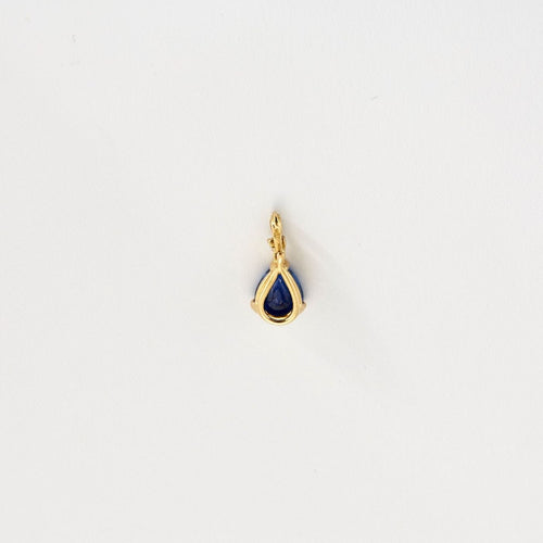 Pendentif Pendentif or jaune diamants et saphir 58 Facettes GAW12