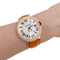 Montre Montre Cartier "Ballon Bleu" or jaune, diamants, cuir. 58 Facettes 34434