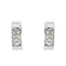Boucles d'oreilles Boucles d'oreilles Demi-créoles Or blanc Diamant 58 Facettes 4174992CN