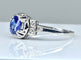 Bague 56 Bague saphir et diamants vers 1900 58 Facettes AB306