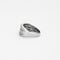 Bague 58 Bague bandeau en or blanc ornée de diamants 58 Facettes GU18