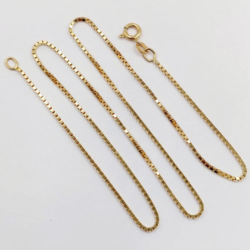 Collier Chaine vintage or 18k mailles vénitiennes 42 cm 4,92 gr 58 Facettes A05968