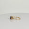 Bague Bague en or jaune avec spinelle naturelle ovale violette 58 Facettes 2504088