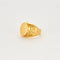 Bague 57 Chevalière gardienne du temple 58 Facettes LP767