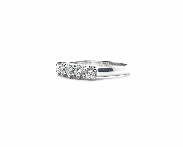 Bague ANNEAU RIVIÈRE CT 0,36 58 Facettes 5580