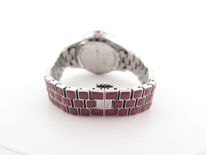 Montre montre CHRISTIAN DIOR christal cd11311h diamants 33mm acier quartz 58 Facettes 265950