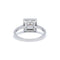Bague 54 Solitaire or blanc et diamants 58 Facettes 210131R-200065R
