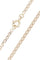 Collier chaine maille marine battue or jaune 58 Facettes 094061